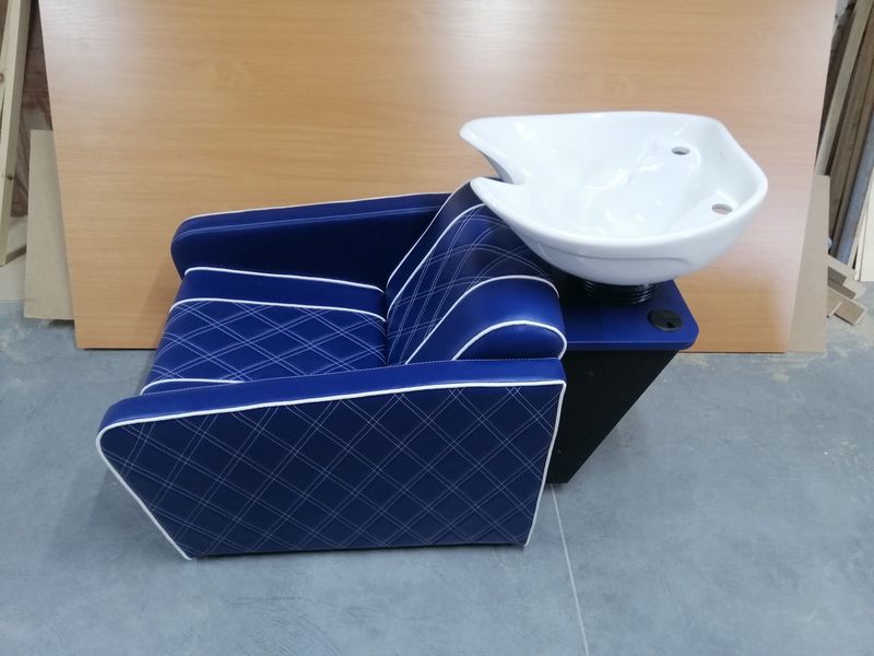 Hair Washing Sink with white backwash bowl