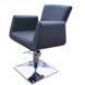 Orlando hairdressing chair five-armed orifice without wheels silver hydraulics