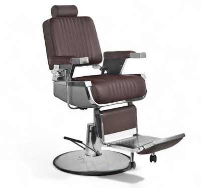 Fotel fryzjerski Elegant Pro (brązowy)