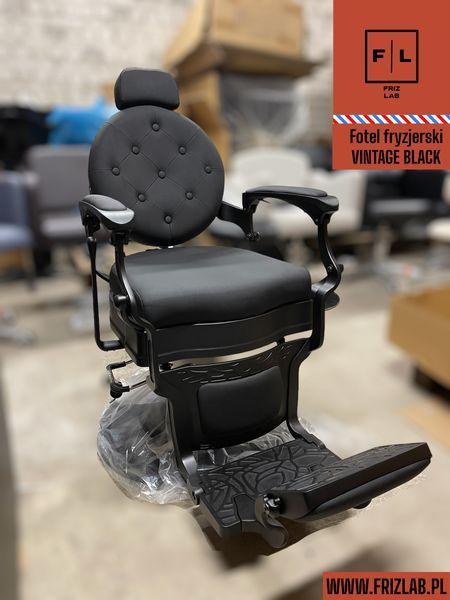 Barbershop chair Vintage Black