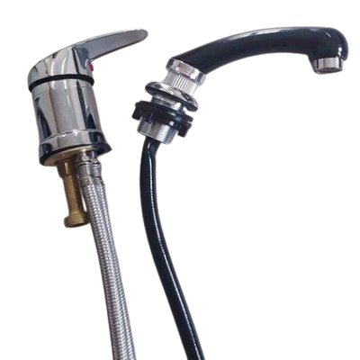 Italian mixer tap for salon sink