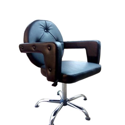 Lotos barber's chair: penta-heel, chrome on hydraulics