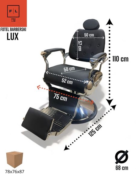 Fotel fryzjerski LUX